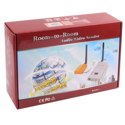 1.2GHz 700mW 15 Channels Wireless Room-to-Room Audio/Video Transmitter Receiver(Silver)