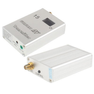 1.2GHz 500mW 15 Channels Wireless Room-to-Room Audio/Video Transmitter Receiver(Silver)