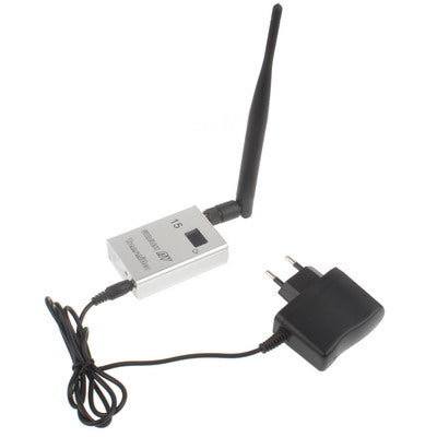 1.2GHz 500mW 15 Channels Wireless Room-to-Room Audio/Video Transmitter Receiver(Silver)