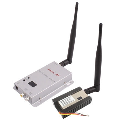 1.2GHz 1500mW 15 Channels Wireless Room-to-Room Audio/Video Transmitter Receiver