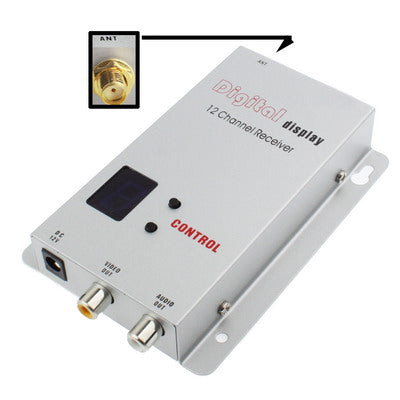 1.2GHz 1.5W 8 Channel Digital Wireless AV transmitter & receiver(Golden)