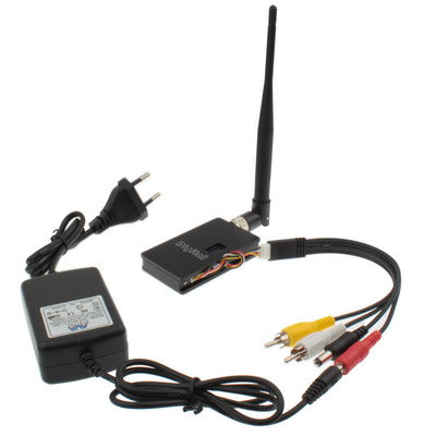 1.2GHz 1.5W 8 Channel Digital Wireless AV transmitter & receiver(Golden)