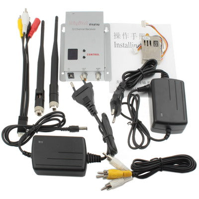 1.2GHz 1W 4 Channel Digital Wireless AV transmitter & receiver(Golden)