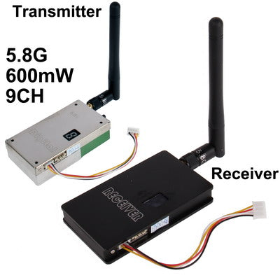 5.8G 1200mW 9CH Wireless AV Transmitter & Receiver , Transmitting Range: 800-1100m (In Open Fields)