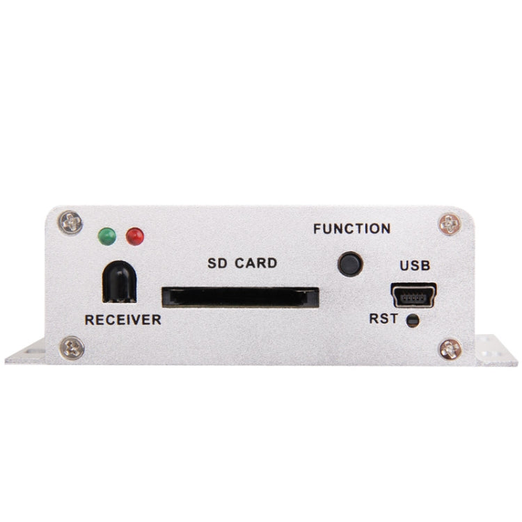 SC-DVR 1-CH Mini Digital Video Recorder with Motion Detected / Mixing / Audio / Touch / Alarm / Loop Recording & Remote Control, Support TF Card up to 32GB(Silver)