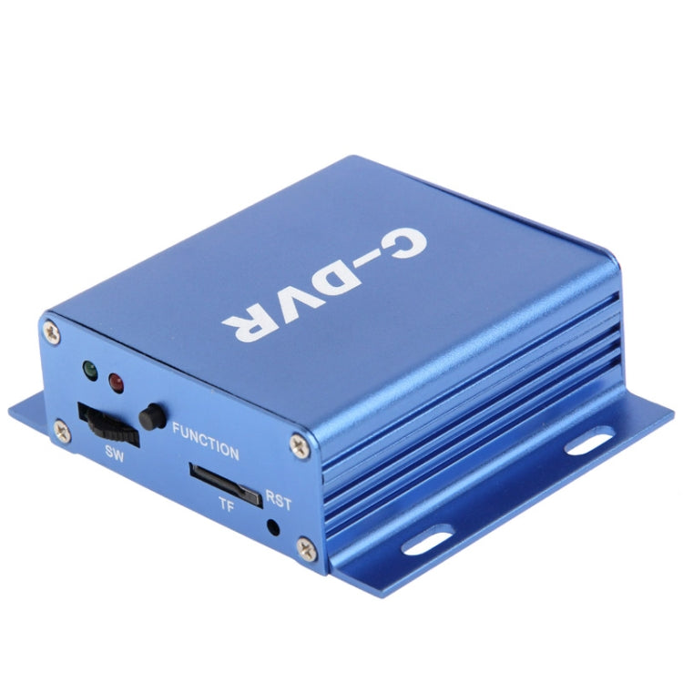 C-DVR 1-CH Mini Digital Video Recorder with Motion Detected / Mixing / Audio / Loop Recording, Support TF Card up to 32GB(Blue)