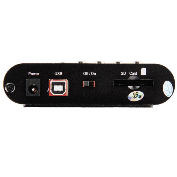2 channels Mini DVR, Support SD Card, Can Be Connected to Two Cameras Simultaneously, Support Loop Recording(Black)
