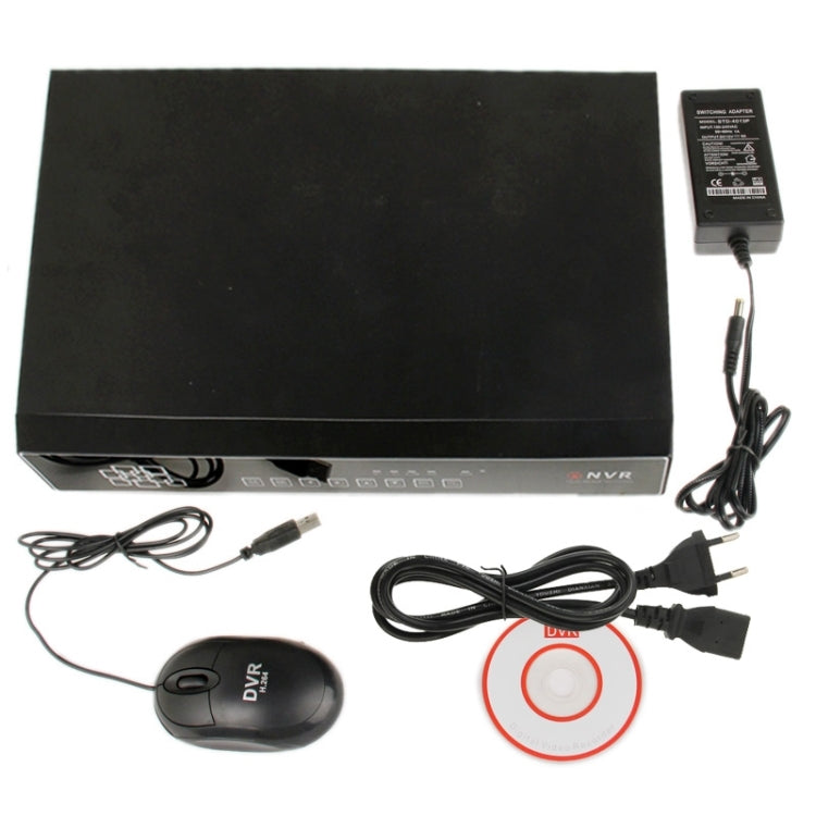 NVR7304 H.264 DVR Network Digital Video Recorder, Support HDD / CD-R / USB Flash Disk Storage & Backup / 4CH 960P or 2CH 1080P Synchronously Playback
