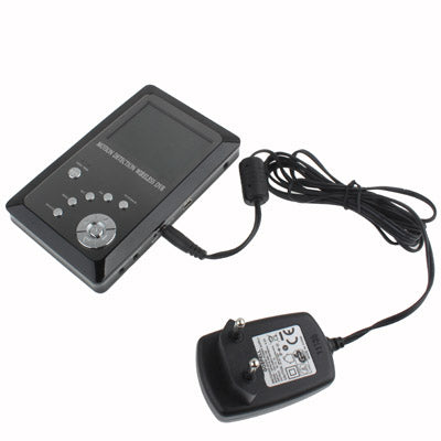 2.5 inch TFT LCD Screen Mini Wireless DVR Recording Receiver with SD Card Slot / Alarm Input(Black)