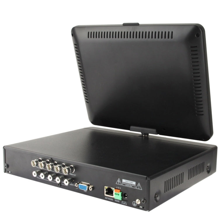 4 Channel 10 inch LCD all-in-one Standalone DVR / LCD DVR Combo, H.264 Compression, Support SATA HDD / RJ-45
