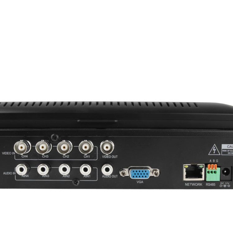 4 Channel 10 inch LCD all-in-one Standalone DVR / LCD DVR Combo, H.264 Compression, Support SATA HDD / RJ-45