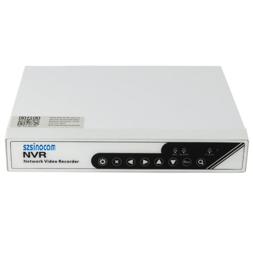 szsinocam 4CH 720P RJ45 NVR Kit with 4 x H.264 1.0 Mega Pixel / 4.0mm Fixed Focal Lens Infrared IP Camera, Support Mega pixel HD Network Video Preview, Storage and Playback / 4CH Playback Simultaneously(Black)