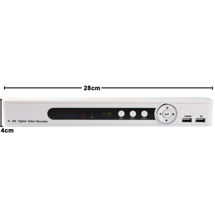 4CH H.264 DVR Network HDD Digital Video Recorder , Support HDMI / VGA / RJ45