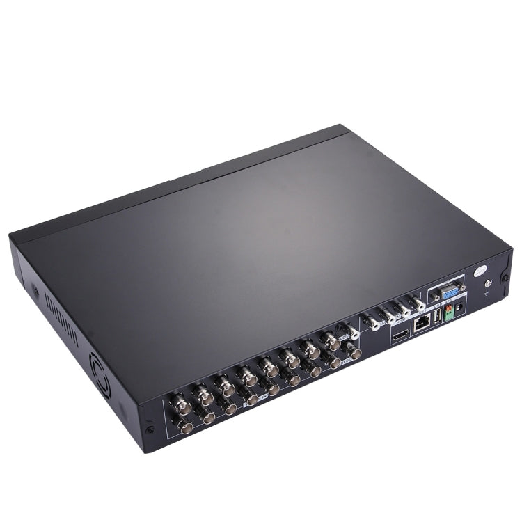 16CH AHD Embedded Linux H.264 Compression DVR Digital Video Recorder, Support HDMI / VGA / RJ45 Port / up to 4TB HDD and Mobile, Free DDNS(Black)