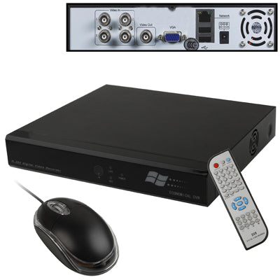 4CH H.264 DVR Network HDD Digital Video Recorder, Supports VGA Output, BNC 4CH Input & 1CH Output, Support E-mail Alarm