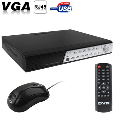 8CH H.264 DVR Network HDD Digital Video Recorder, Supports VGA Output, BNC 8CH Input & 1CH Output
