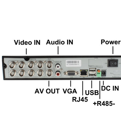 8CH H.264 DVR Network HDD Digital Video Recorder, Supports VGA Output, BNC 8CH Input & 1CH Output