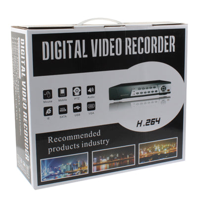 4CH H.264 DVR Network HDD Digital Video Recorder, Supports VGA Output, BNC 4CH Input & 1CH Output