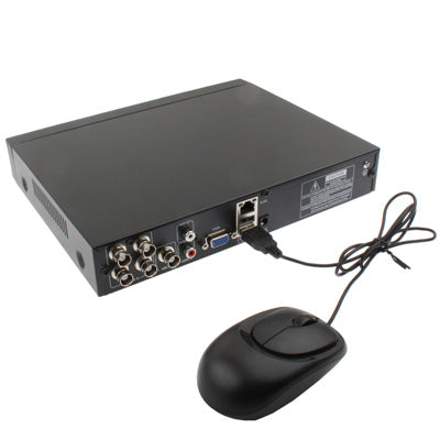 4-Channel H.264 DVR Network HDD Digital Video Recorder with RJ45 & 2 x USB 2.0 Port, Supports VGA Output, BNC 4-Channel Input & 1-Channel Output