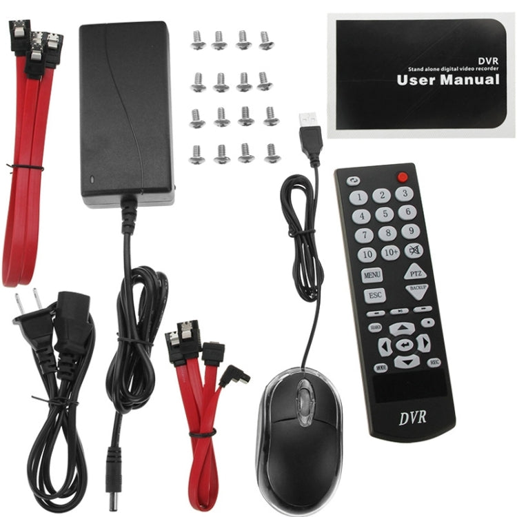 24CH H.264 DVR Network HDD Digital Video Recorder with RJ45 / VGA Port / 2 x USB 2.0 Port, Supports 8CH Audio In, 1CH Audio Out, BNC 24CH Video In / 1CH Video Output / Spot Out(Black)