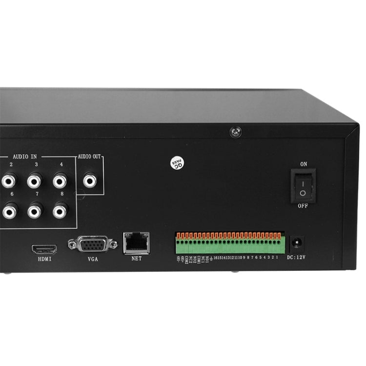 24CH H.264 DVR Network HDD Digital Video Recorder with RJ45 / VGA Port / 2 x USB 2.0 Port, Supports 8CH Audio In, 1CH Audio Out, BNC 24CH Video In / 1CH Video Output / Spot Out(Black)