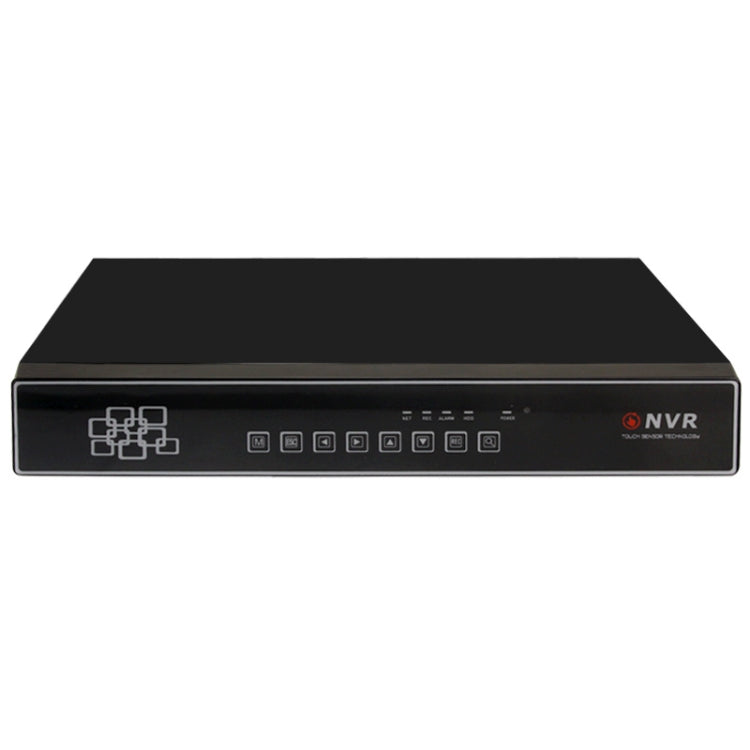 9CH 1080P RJ45 NVR Kit with 8 x H.264 1.0 Mega Pixel / 4.0mm Fixed Focal Lens Infrared 720P IP Camera, Support Mega Pixel HD Network Video Preview, Storage and Playback / 4CH Playback Simultaneously(Black)