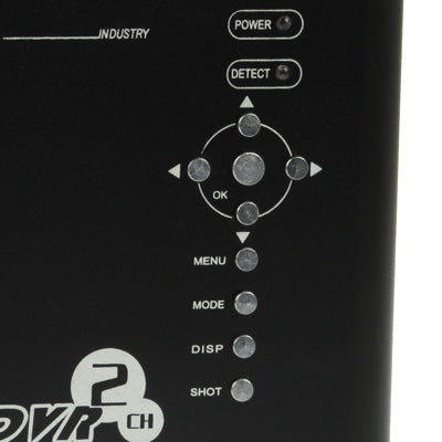 2 Channels Mini DVR, Support SD Card up to 8GB, AVI Video Format, Size: 115 x 80 x 31mm(Black)