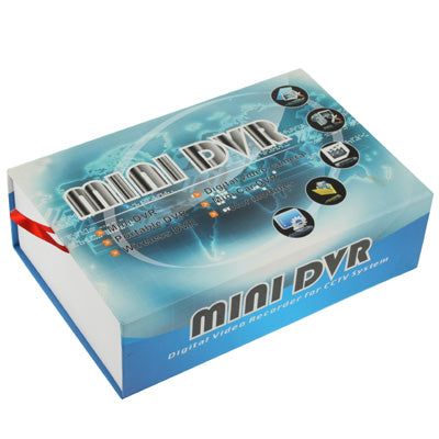2 Channels Mini DVR, Support SD Card up to 8GB, AVI Video Format, Size: 115 x 80 x 31mm(Black)