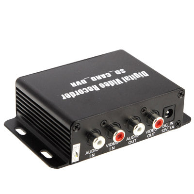 SD-DVR 1-CH Mini Digital Video Recorder with Motion Detected / Mixing / Audio / Loop Recording, Support SD Card up to 32GB(Black)