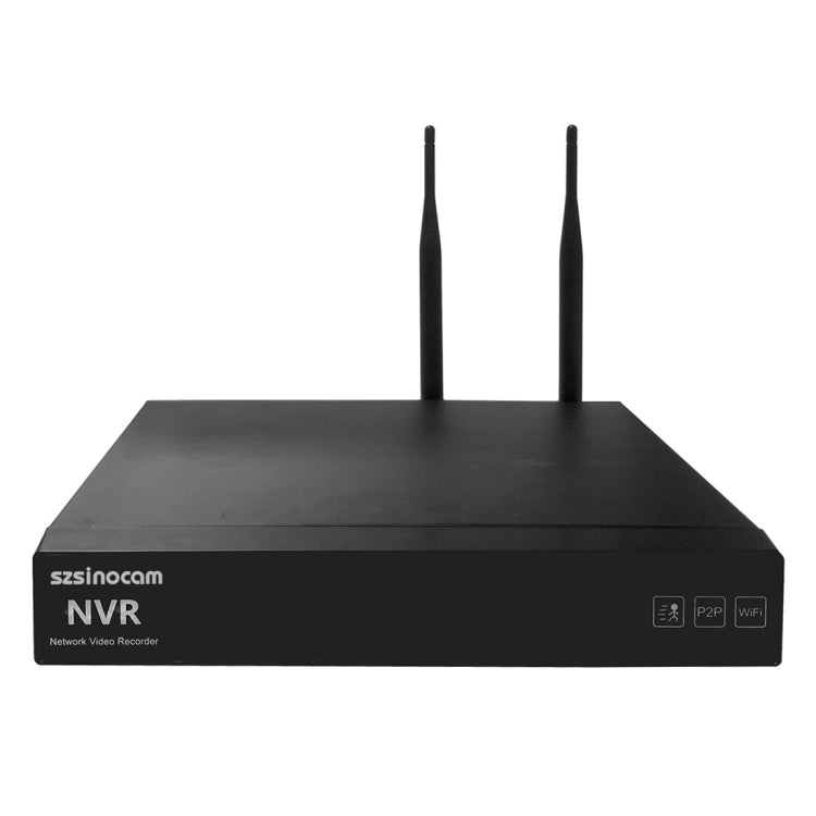 szsinocam SN-NVK-4004W10 4CH 720P 2.4G WiFi 1.0 Mega Pixel Bullet IP Camera NVR Kit, Support Night Vision / Motion Detection, IR Distance: 15-25m
