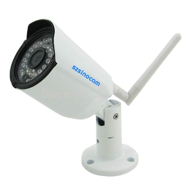 szsinocam SN-NVK-4005W10 4CH 720P 2.4GHz Full WiFi 1.0 Mega Pixel Bullet IP Camera NVR Kit, Support Night Vision / Motion Detection, IR Distance: 15-25m