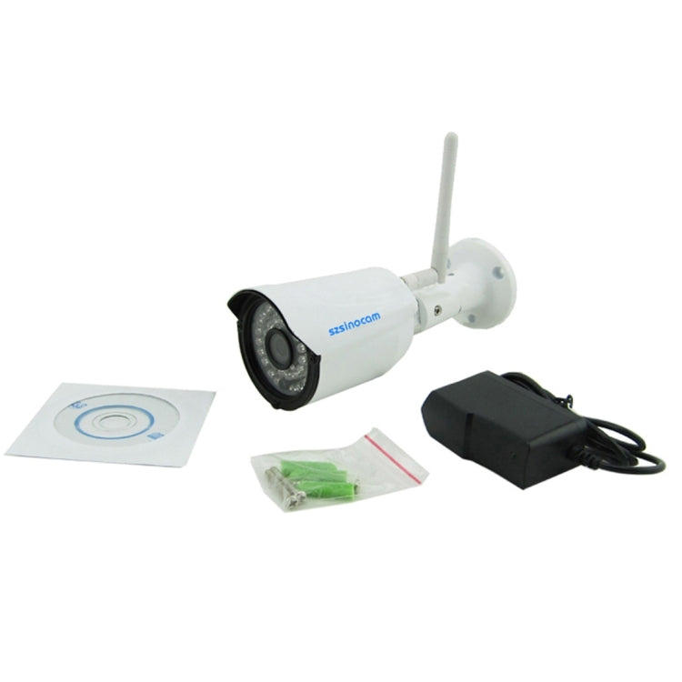 szsinocam SN-NVK-4005W10 4CH 720P 2.4GHz Full WiFi 1.0 Mega Pixel Bullet IP Camera NVR Kit, Support Night Vision / Motion Detection, IR Distance: 15-25m