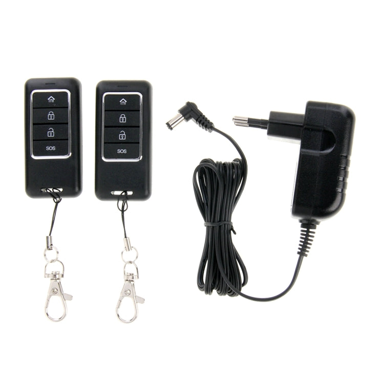 HONGHUI GSM SMS Home Smart Security Burglar Alarm System with Wireless PIR Sensor & Wireless Magnetic Door Sensor & Wireless Remote Controller