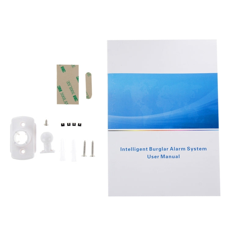 HONGHUI GSM SMS Home Smart Security Burglar Alarm System with Wireless PIR Sensor & Wireless Magnetic Door Sensor & Wireless Remote Controller