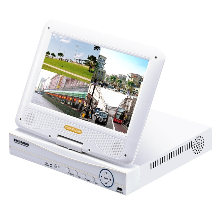 szsinocam SN-NVK-6004M10 4CH HD 720P 1.0 Mega Pixel 2.4GHz WiFi IP Dome Camera 10.1 inch LCD Screen NVR Kit