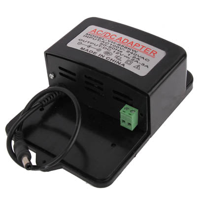 Waterproof AC / DC Switching Power Adapter for CCD Camera, Output: DC 12V / 2A(Black)