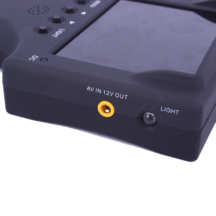 3.5 inch LCD Monitor CCTV Camera Tester, Support RS232, RS422 Simplex and RS485(Black)