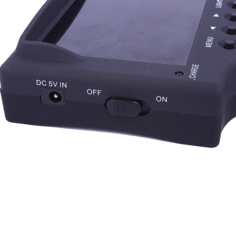 3.5 inch LCD Monitor CCTV Camera Tester, Support RS232, RS422 Simplex and RS485(Black)