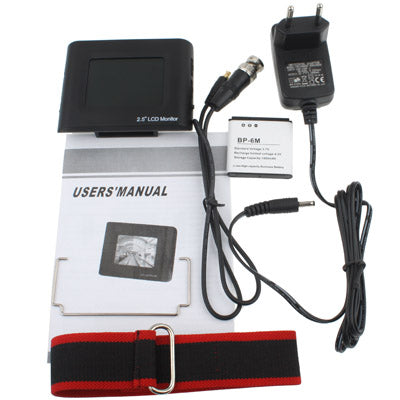 2.5 inch LCD Monitor for Testing CCTV Security Cameras(Black)