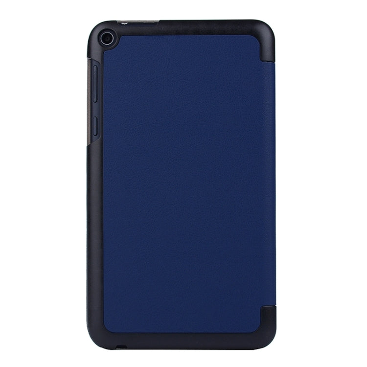 Crazy Horse Texture Leather Case with 3-folding Holder for Asus FonePad 8 / FE380