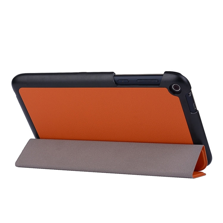 Crazy Horse Texture Leather Case with 3-folding Holder for Asus FonePad 8 / FE380