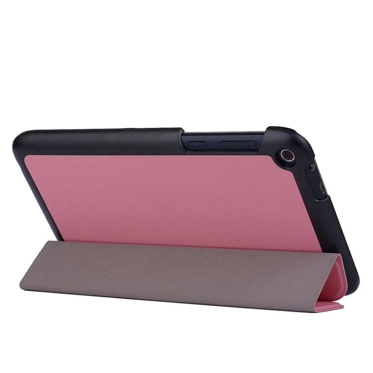 Crazy Horse Texture Leather Case with 3-folding Holder for Asus FonePad 8 / FE380
