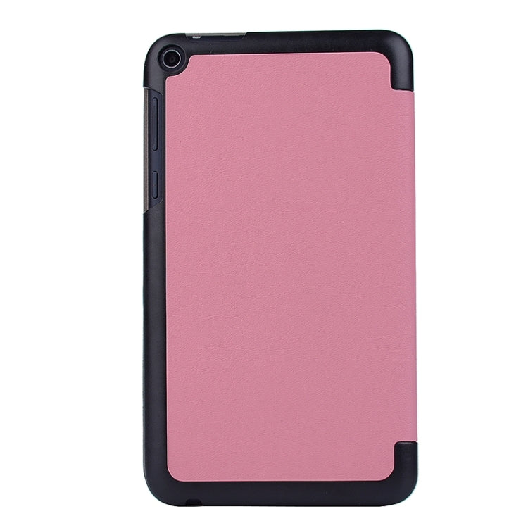 Crazy Horse Texture Leather Case with 3-folding Holder for Asus FonePad 8 / FE380