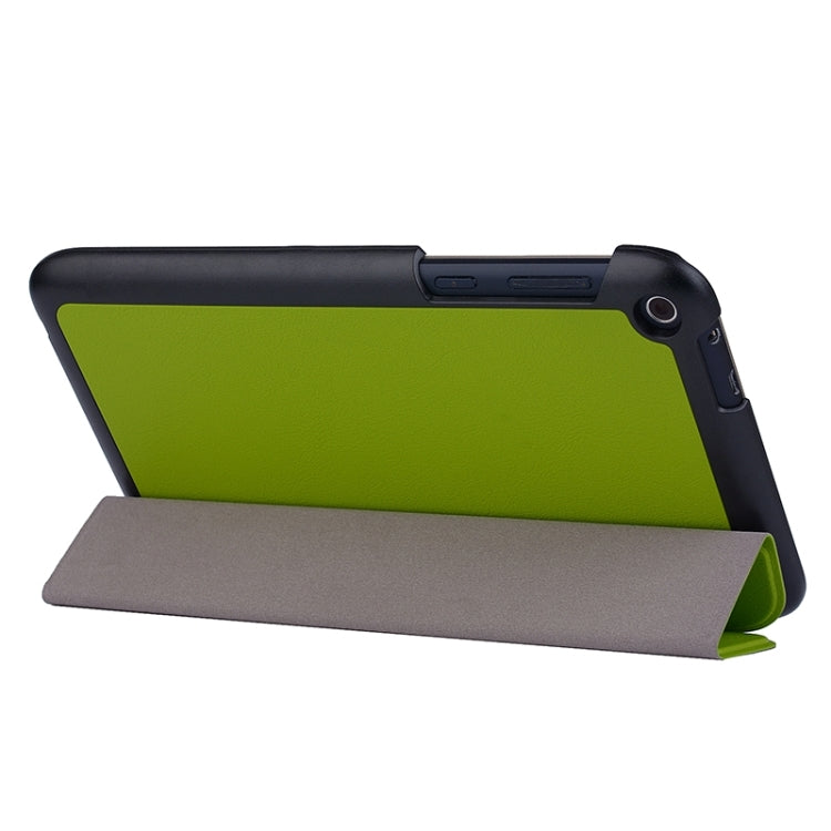 Crazy Horse Texture Leather Case with 3-folding Holder for Asus FonePad 8 / FE380