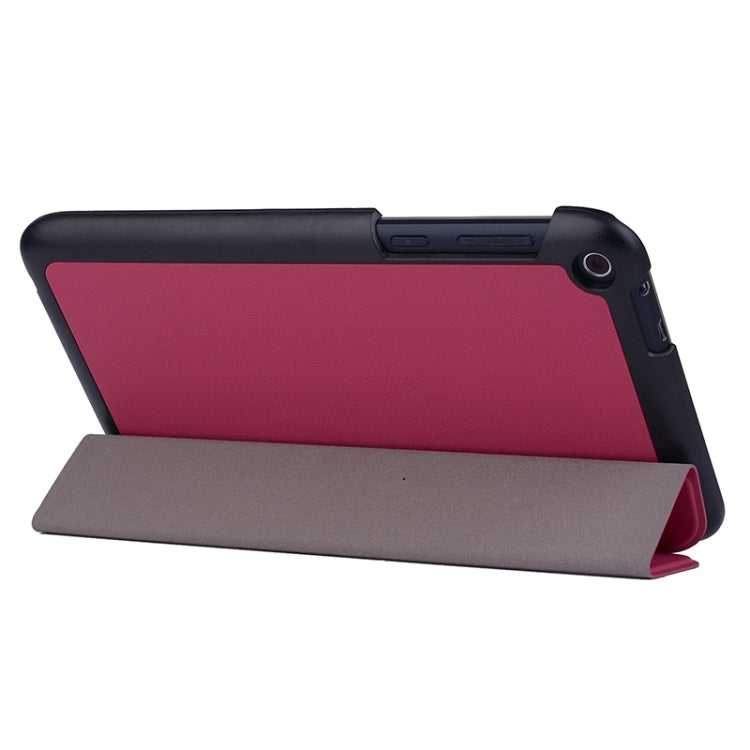 Crazy Horse Texture Leather Case with 3-folding Holder for Asus FonePad 8 / FE380