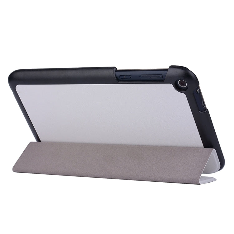 Crazy Horse Texture Leather Case with 3-folding Holder for Asus FonePad 8 / FE380