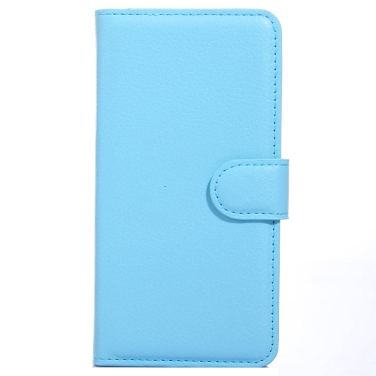 4.5Inch Litchi Texture Leather Case with Holder & Card Slots & Wallet for Asus ZenFone 4 / A450CG