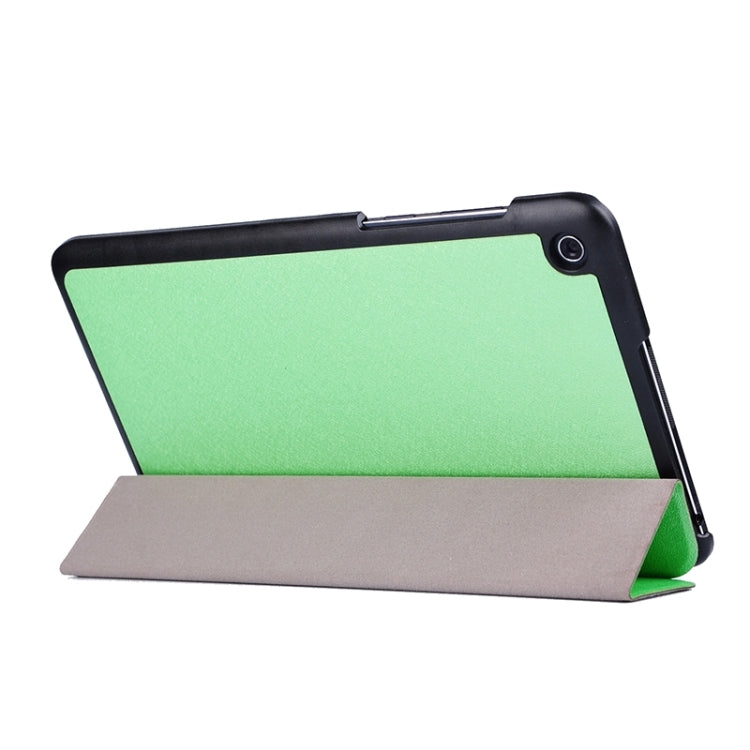 Silk Texture Leather Case with 3-folding Holder for Asus T90 Chi