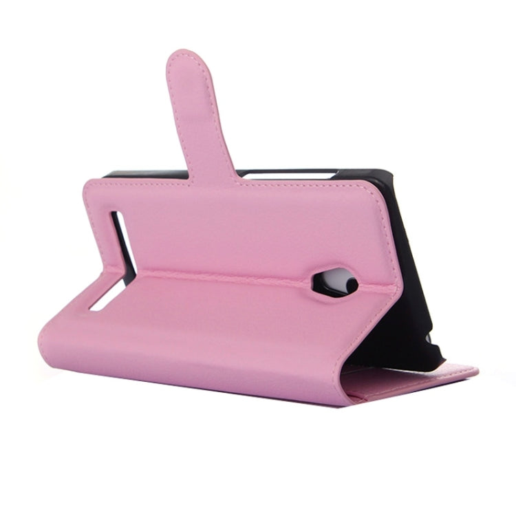 Litchi Texture Leather Case with Holder & Card Slots & Wallet for Asus ZenFone 5 / A501CG / A500CG / A500KL