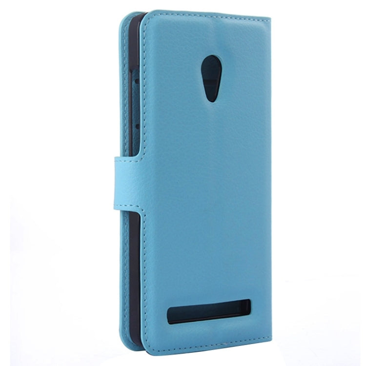 Litchi Texture Leather Case with Holder & Card Slots & Wallet for Asus ZenFone 5 / A501CG / A500CG / A500KL